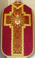 Red French Latin Vestment